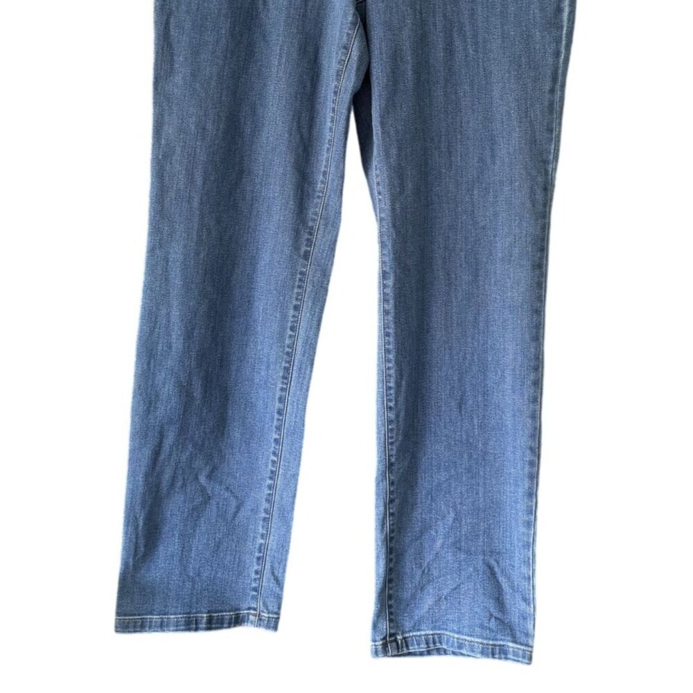 I.N.C. Womens High Rise Straight Leg Jeans Size 14 Medium Indigo Denim New - Picture 3 of 6